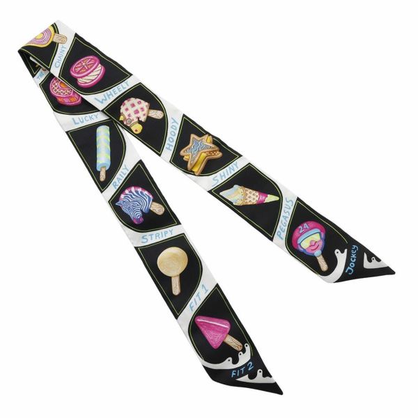 エルメス スカーフ ツイリー ファニー・アイスクリーム Funny Ice Cream HERMES 2024春夏