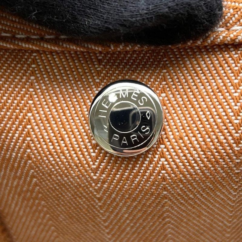 エルメス ハンドバッグ ヴァルパライソPM ゴールド/シルバー金具 トワルシェブロン □K刻印 HERMES