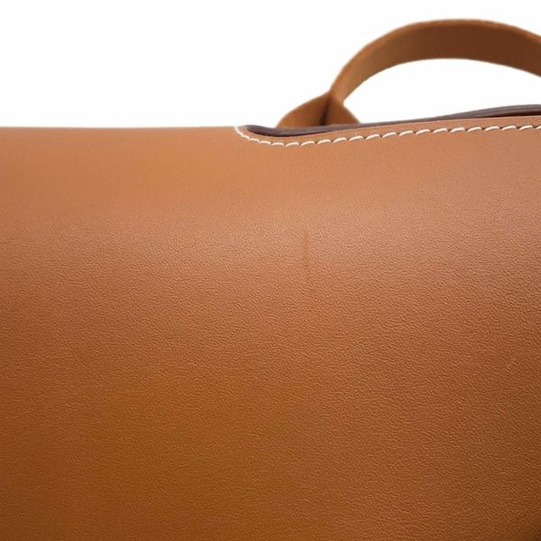 エルメス ハンドバッグ ヴァルパライソPM ゴールド/シルバー金具 トワルシェブロン □K刻印 HERMES