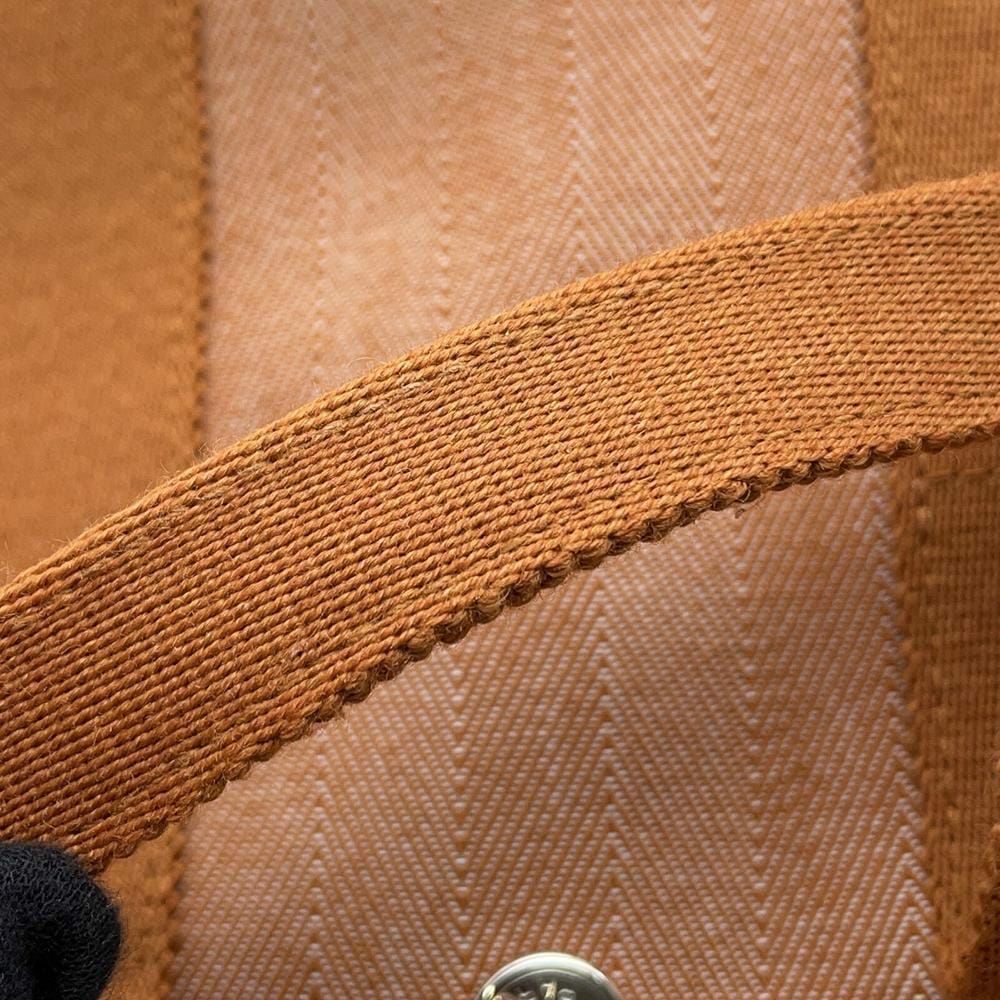 エルメス ハンドバッグ ヴァルパライソPM ゴールド/シルバー金具 トワルシェブロン □K刻印 HERMES