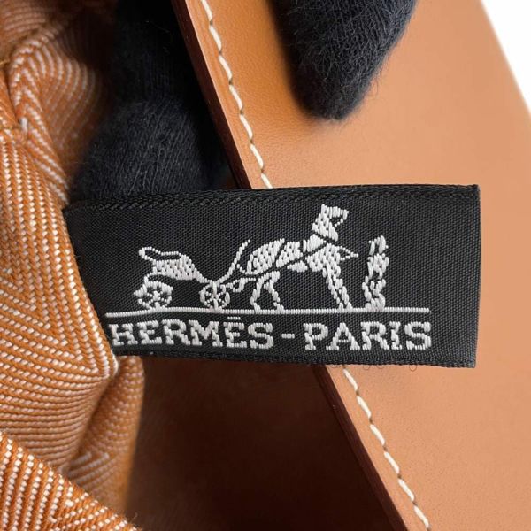 エルメス ハンドバッグ ヴァルパライソPM ゴールド/シルバー金具 トワルシェブロン □K刻印 HERMES
