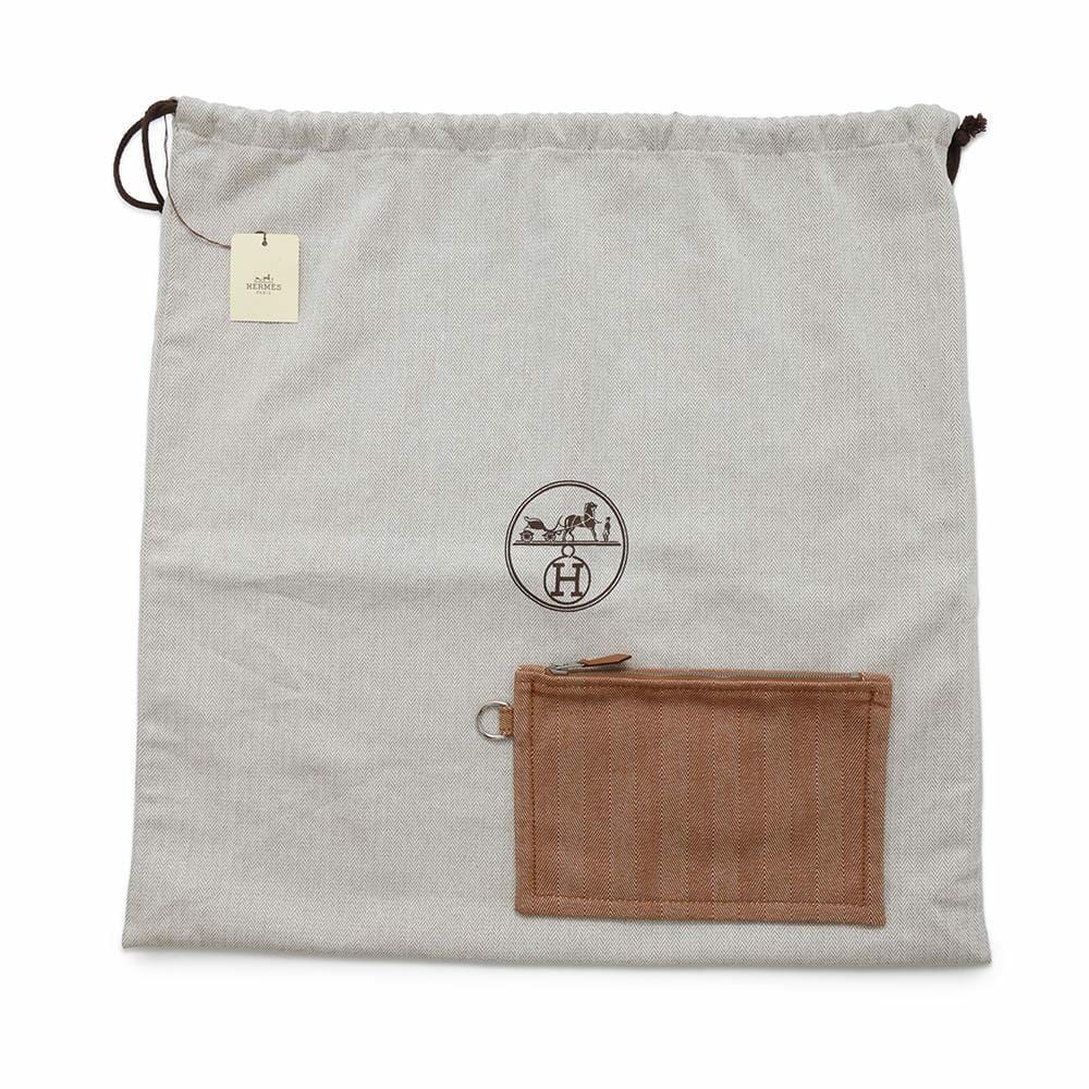 エルメス ハンドバッグ ヴァルパライソPM ゴールド/シルバー金具 トワルシェブロン □K刻印 HERMES