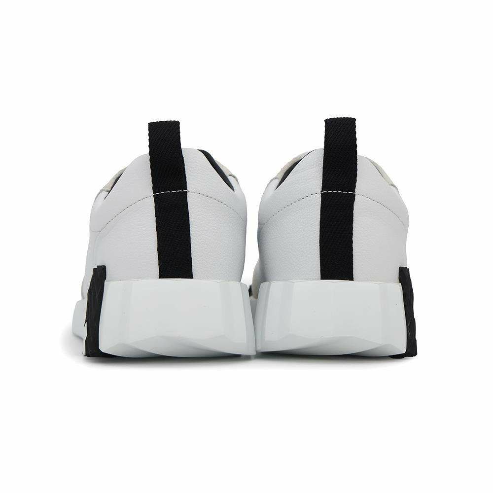 エルメス スニーカー バウンシング レザー レディースサイズ36.5 HERMES 靴 白 黒