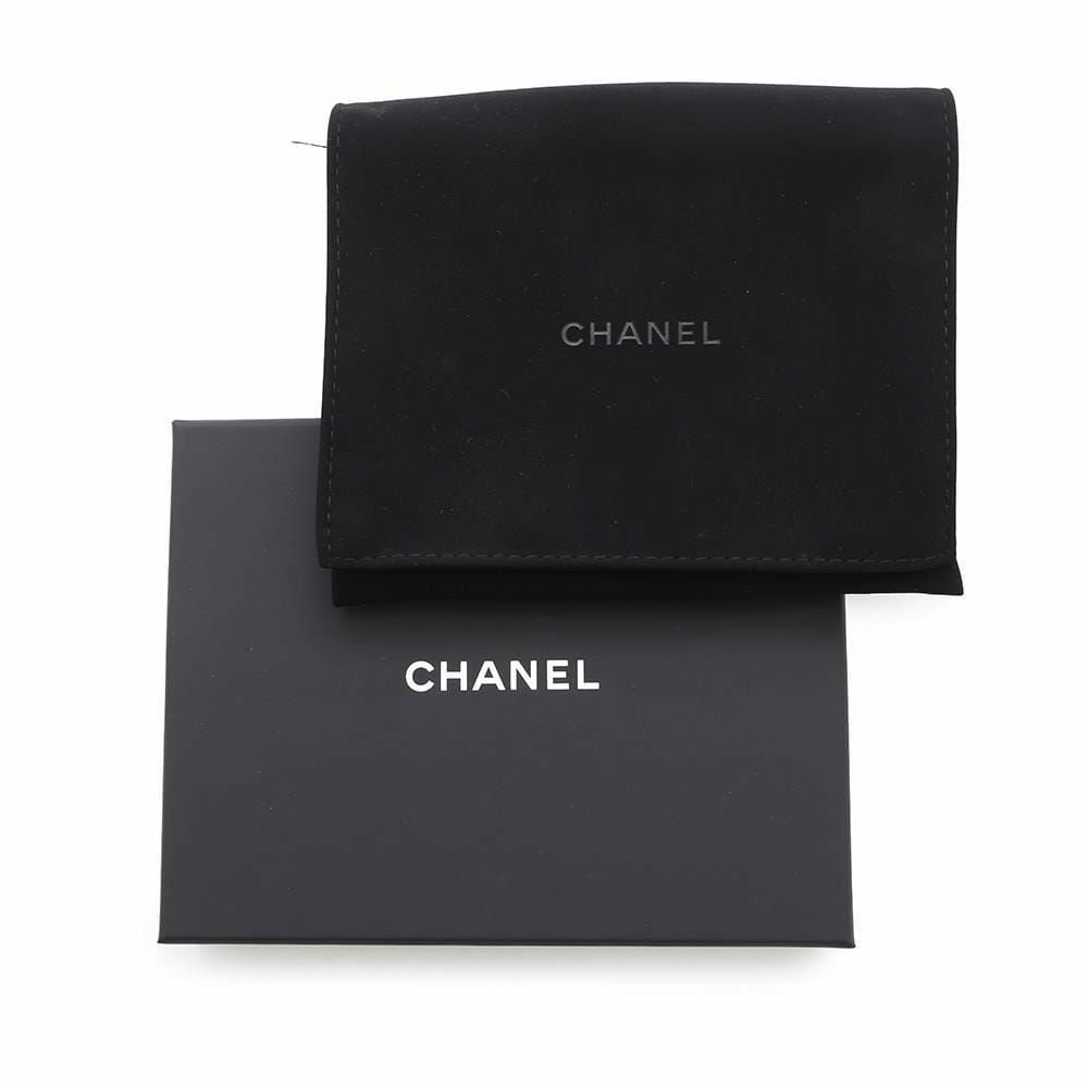 シャネル コインケース マトラッセ ココマーク キャビアスキン L字ファスナー AP3999 財布 カードケース 黒