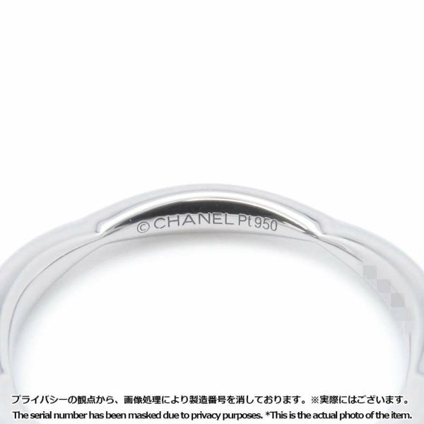 シャネル リング カメリア コレクション エタニティ ダイヤモンド 25P 計約0.23ct Pt950プラチナ リングサイズ50 J10668 ジュエリー 指輪