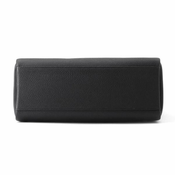 エルメス メッセンジャーケリーGM ブラック/シルバー金具 トゴ B刻印 HERMES メンズ 黒