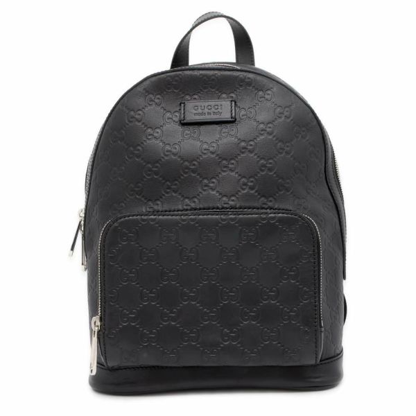 グッチ リュック グッチシマ GG レザー 450967 GUCCI バッグ バックパック 黒