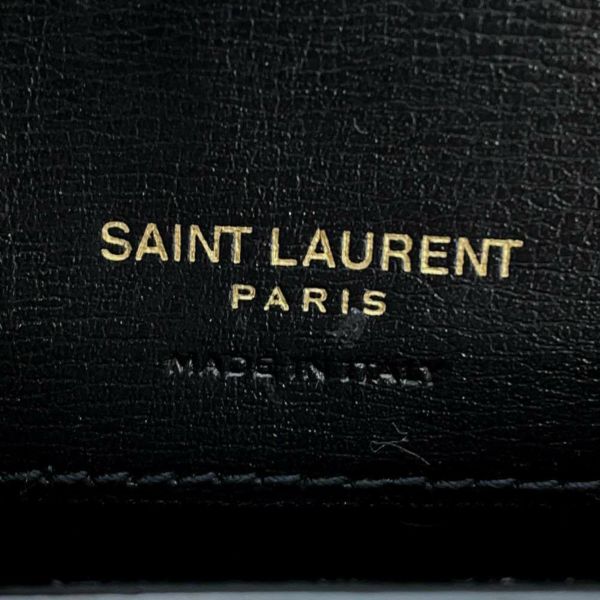 サンローランパリ チェーンショルダーバッグ フォンホルダー レザー 635095 SAINT LAURENT PARIS 黒