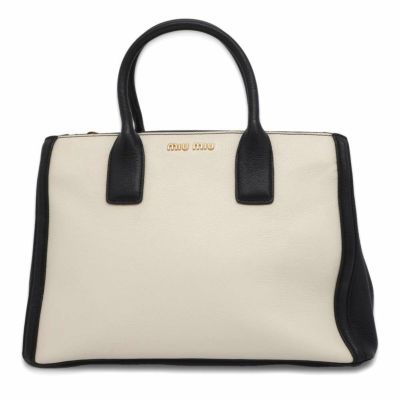 ミュウミュウ ハンドバッグ イントレッチオ レザー 5BA077 MIUMIU 2way