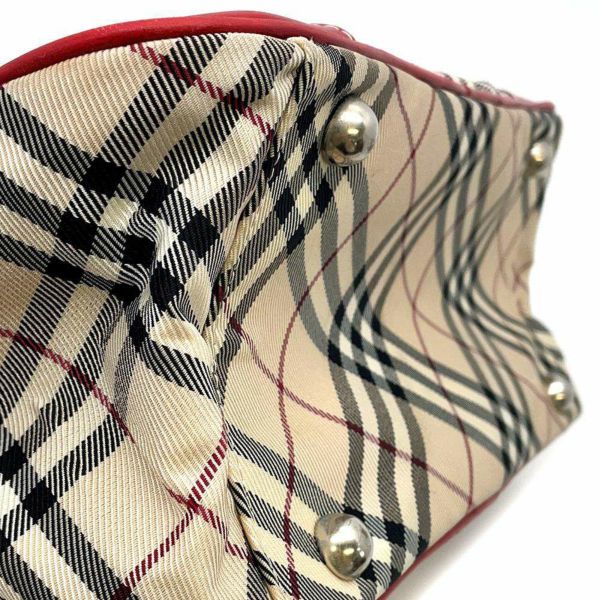 バーバリー ハンドバッグ ブルーレーベル ノバチェック キャンバス BURBERRY ミニボストンバッグ