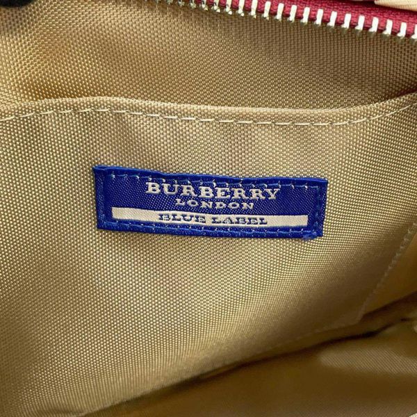 バーバリー ハンドバッグ ブルーレーベル ノバチェック キャンバス BURBERRY ミニボストンバッグ
