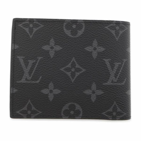 ルイヴィトン 二つ折り財布 モノグラム エクリプス ポルトフォイユ・マルコ NM M62545 LOUIS VUITTON メンズ 黒