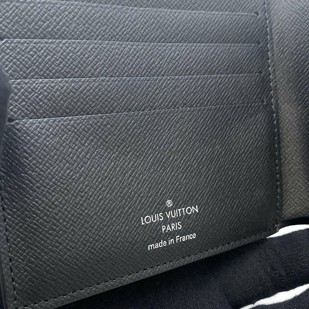 ルイヴィトン 二つ折り財布 モノグラム エクリプス ポルトフォイユ・マルコ NM M62545 LOUIS VUITTON メンズ 黒