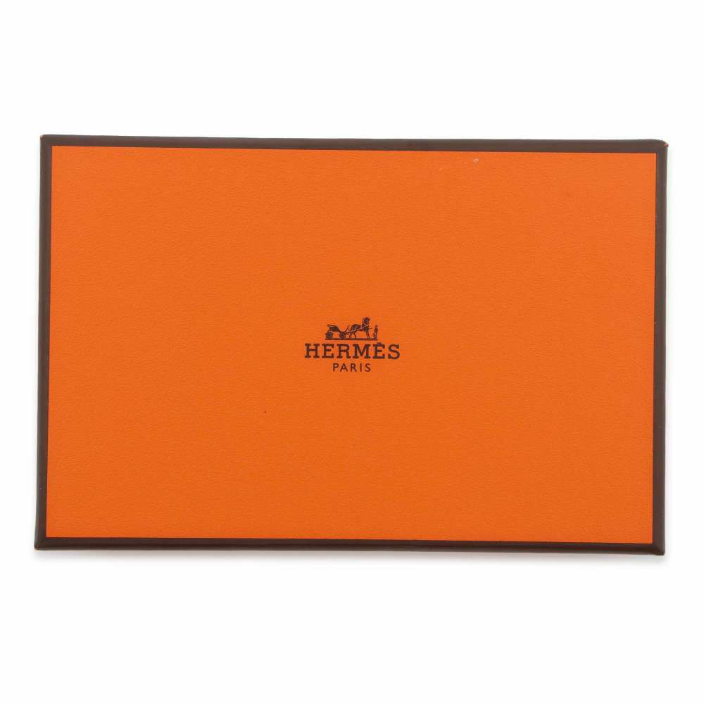 エルメス カードケース カルヴィ ゴールド ヴォーエプソン B刻印 HERMES 名刺入れ