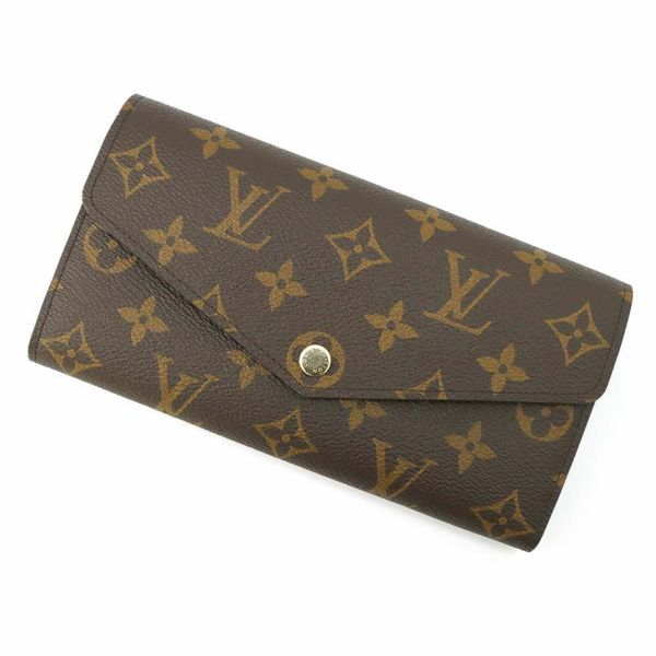 ルイヴィトン 長財布 モノグラム ポルトフォイユ・サラ NM M83580 LOUIS VUITTON ブルーオランプ 日本先行