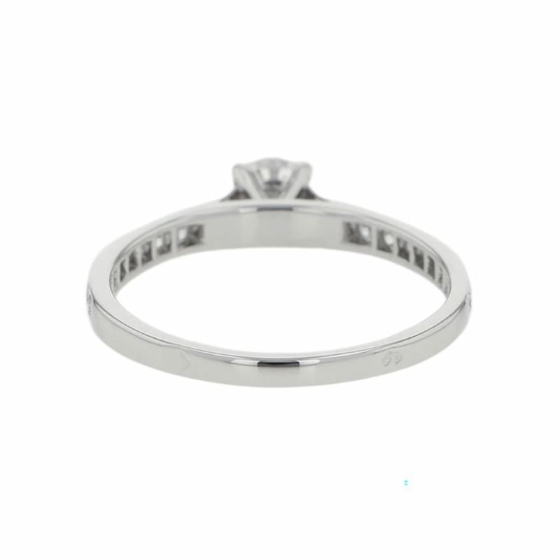 ヴァンクリーフ&アーペル リング ロマンス ソリティア ダイヤ 0.30ct Pt950プラチナ サイズ50 GIA鑑定書コピー 指輪