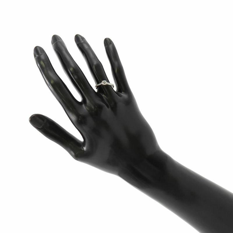 ヴァンクリーフ&アーペル リング ロマンス ソリティア ダイヤ 0.30ct Pt950プラチナ サイズ50 GIA鑑定書コピー 指輪