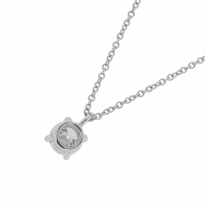 ティファニー ネックレス ソリティア ペンダント ダイヤモンド 0.56ct Pt950プラチナ Tiffany&Co. 鑑定書付き