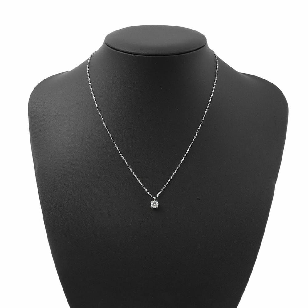 ティファニー ネックレス ソリティア ペンダント ダイヤモンド 0.56ct  