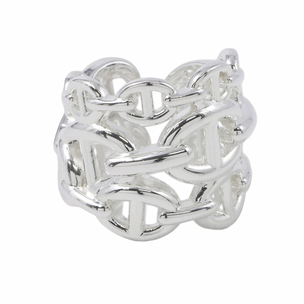 エルメス リング シェーヌダンクル アンシェネGM Enchainee SV925シルバー リングサイズ48 HERMES 指輪