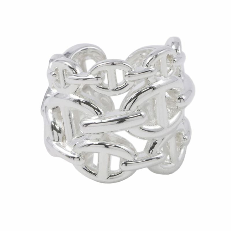 エルメス リング シェーヌダンクル アンシェネGM Enchainee SV925シルバー リングサイズ48 HERMES 指輪