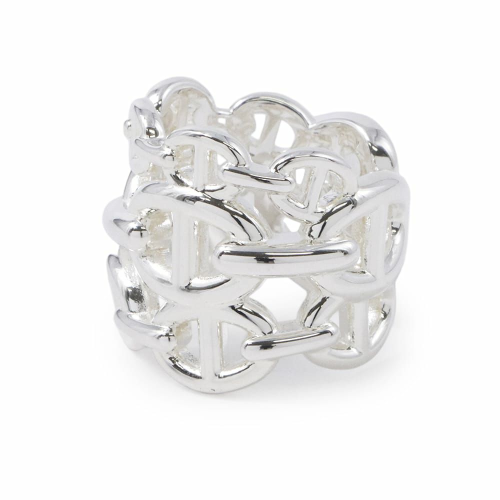 エルメス リング シェーヌダンクル アンシェネGM Enchainee SV925シルバー リングサイズ48 HERMES 指輪