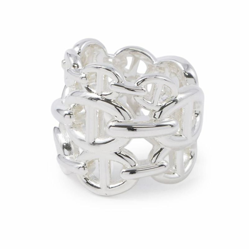 エルメス リング シェーヌダンクル アンシェネGM Enchainee SV925シルバー リングサイズ48 HERMES 指輪