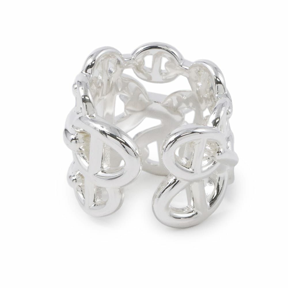 エルメス リング シェーヌダンクル アンシェネGM Enchainee SV925シルバー リングサイズ48 HERMES 指輪