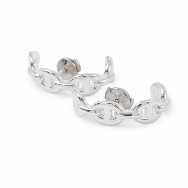 エルメス ピアス シェーヌダンクル アンシェネ Enchainee Earrings Chaine dAncre SV925シルバー HERMES スタッド