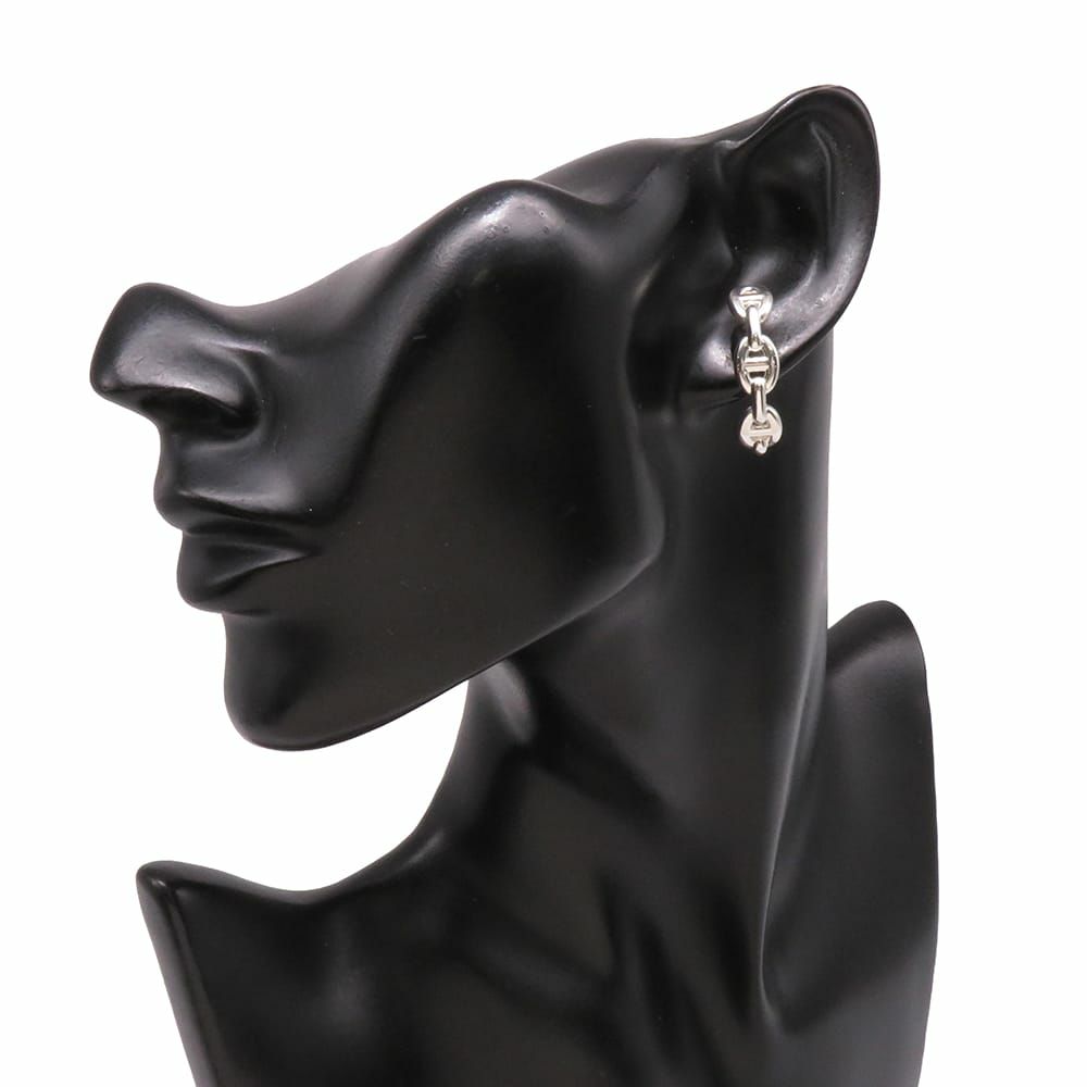 エルメス ピアス シェーヌダンクル アンシェネ Enchainee Earrings Chaine dAncre SV925シルバー HERMES スタッド