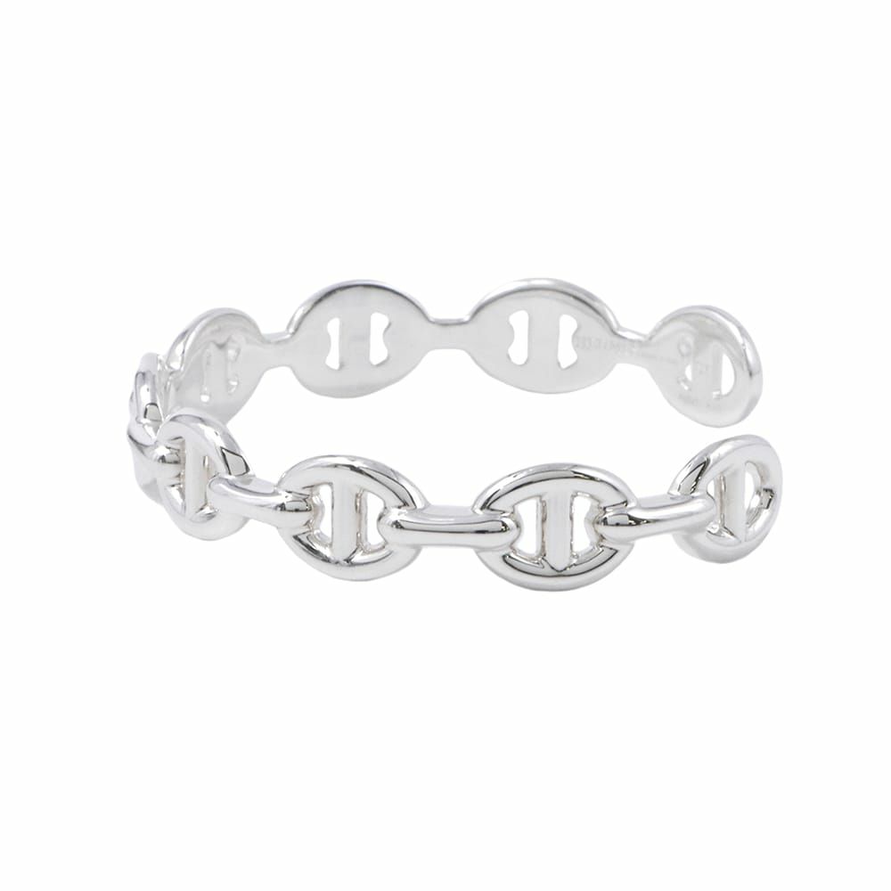 エルメス ブレスレット シェーヌダンクル アンシェネ バングル SV925シルバー サイズST HERMES バングル