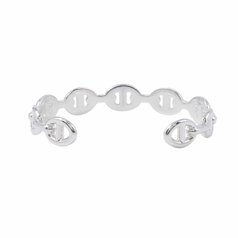 エルメス ブレスレット シェーヌダンクル アンシェネ バングル SV925シルバー サイズST HERMES バングル