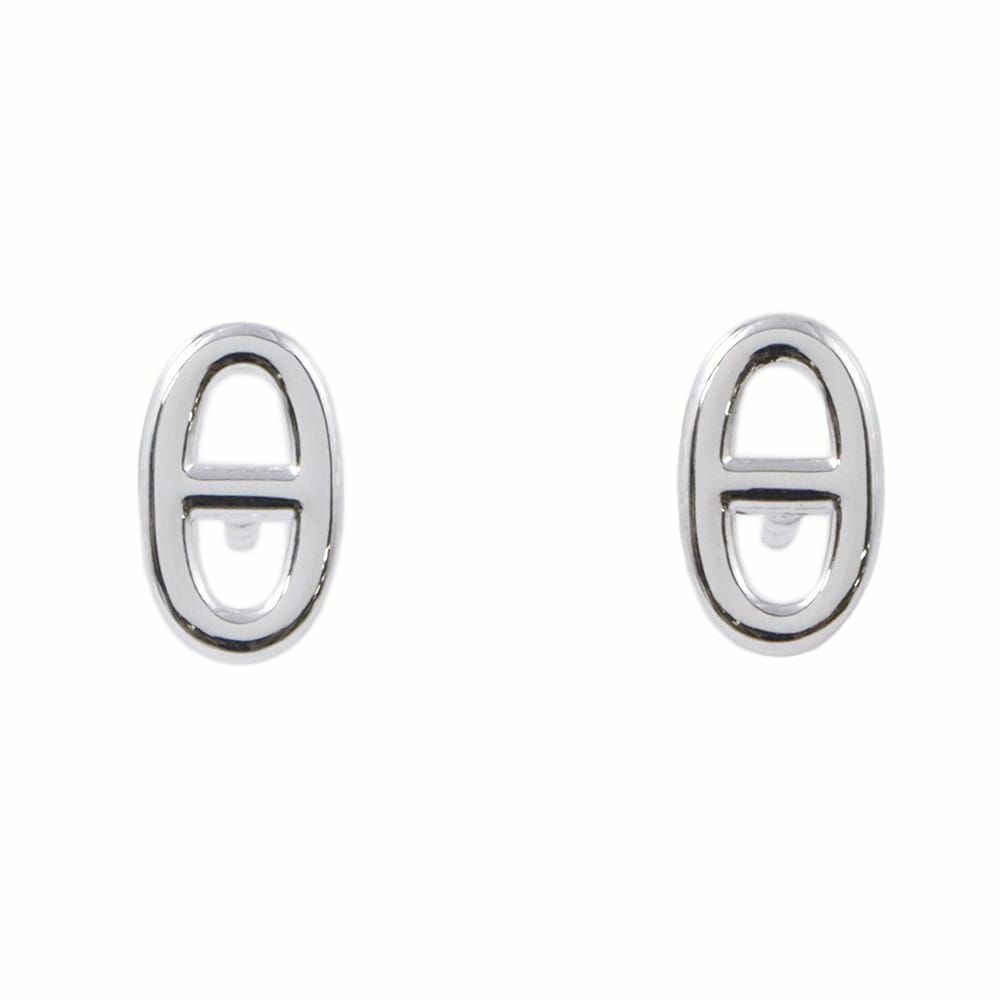 エルメス ピアス ファランドール シェーヌダンクル TPM SV925シルバー HERMES ジュエリー スタッドピアス