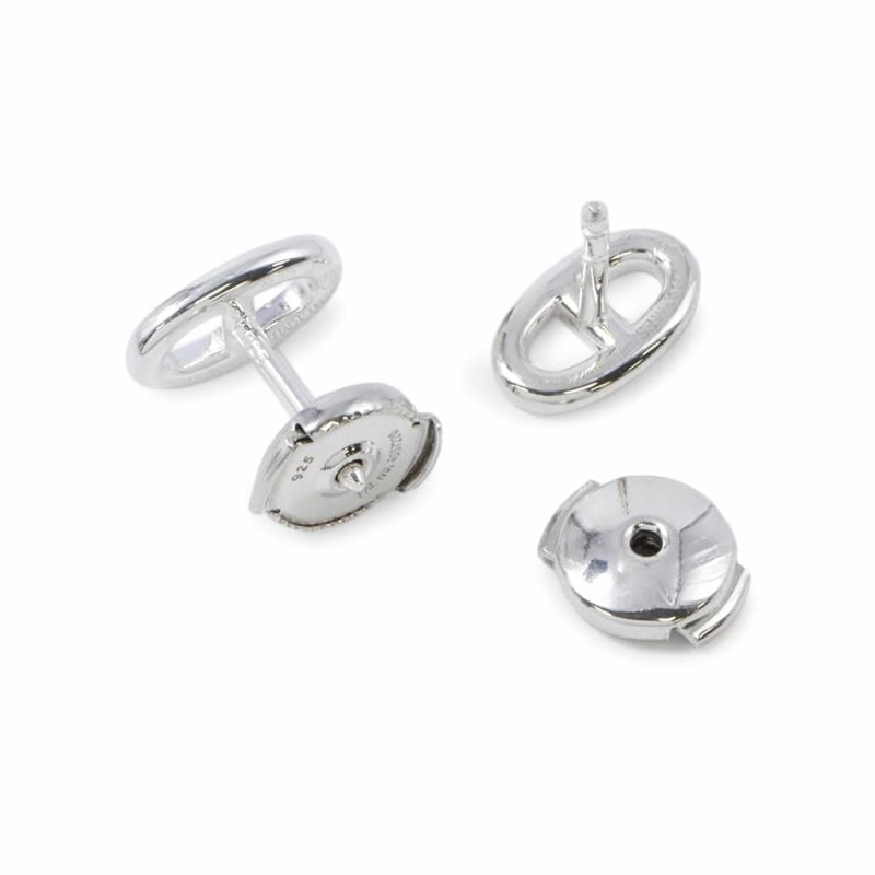 エルメス ピアス ファランドール シェーヌダンクル TPM SV925シルバー HERMES ジュエリー スタッドピアス