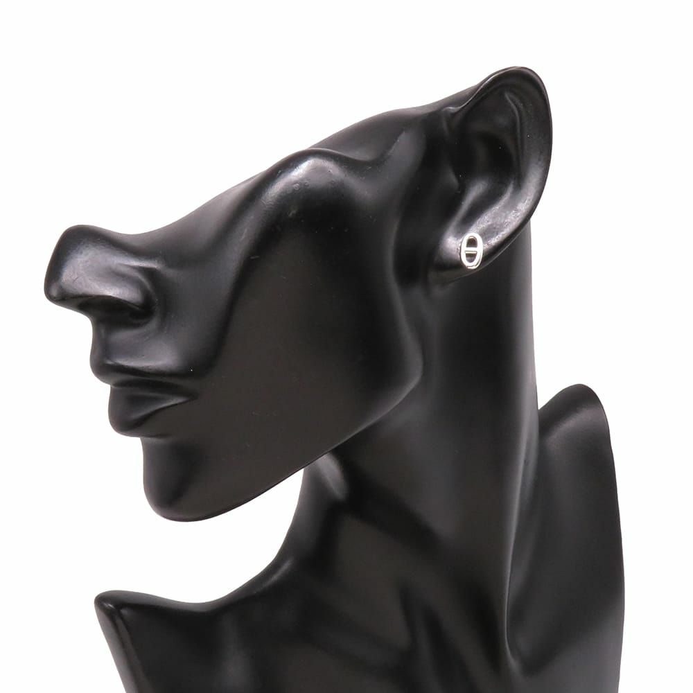 エルメス ピアス ファランドール シェーヌダンクル TPM SV925シルバー HERMES ジュエリー スタッドピアス