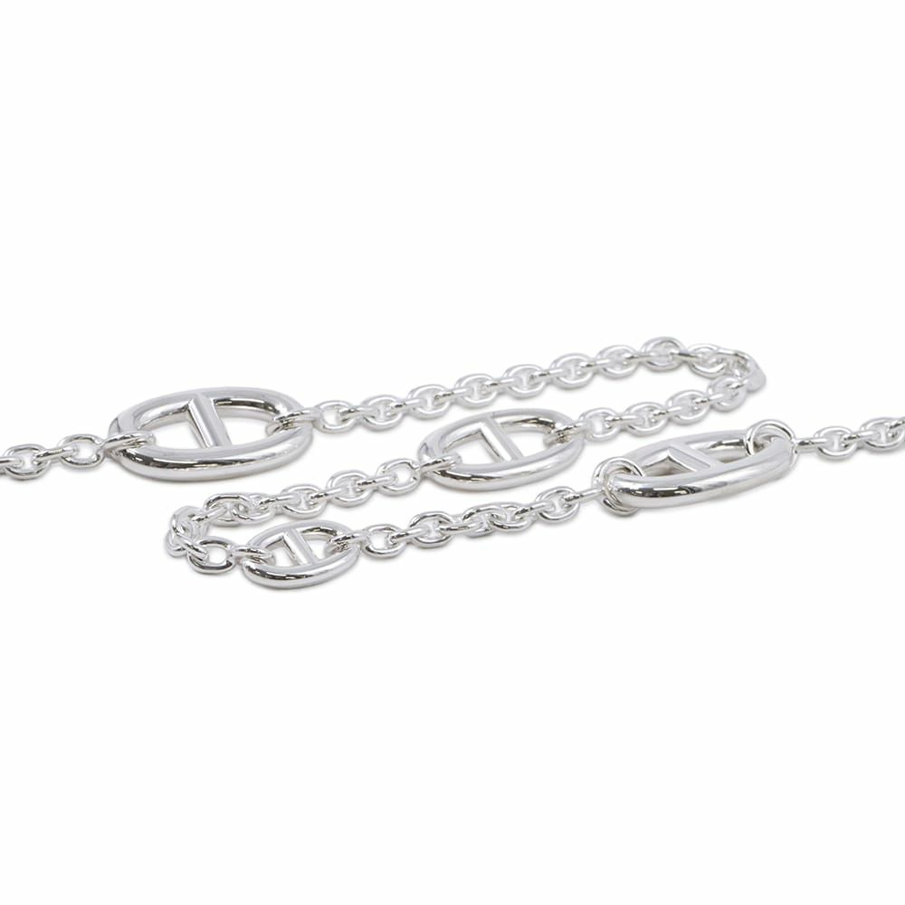 エルメス ネックレス シェーヌダンクル ファランドール 80 SV925シルバー HERMES ロングネックレス ジュエリー