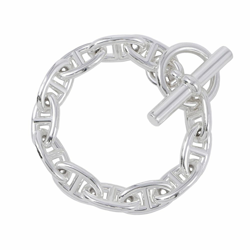 エルメス ブレスレット シェーヌダンクルGM 12コマ SV925シルバー HERMES ジュエリー