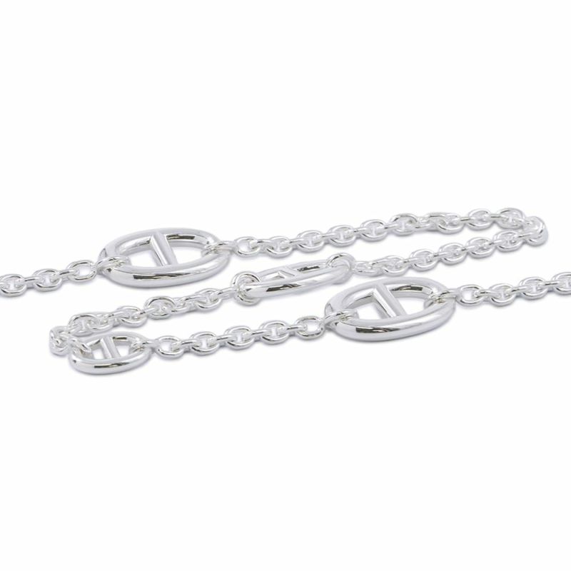 エルメス ネックレス シェーヌダンクル ファランドール 120 SV925シルバー HERMES ジュエリー