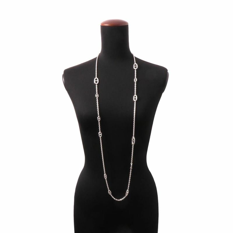 エルメス ネックレス シェーヌダンクル ファランドール 120 SV925シルバー HERMES ジュエリー