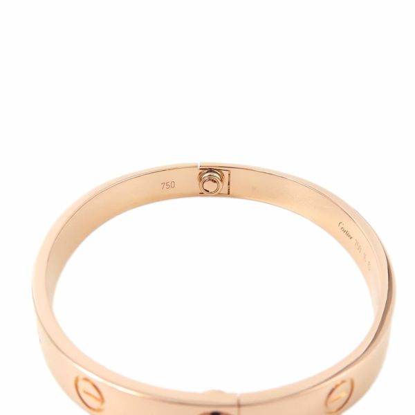 カルティエ ブレスレット ラブブレス クラシック K18PGピンクゴールド サイズ16 Cartier LOVEブレスレット バングル