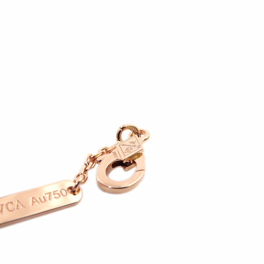 ヴァンクリーフ&アーペル ネックレス ヴィンテージ アルハンブラ シルバーオブシディアン ダイヤ 1P K18PG VCARP9T000 2023年ホリデー限定