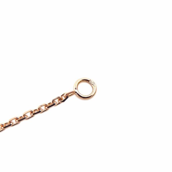 ヴァンクリーフ&アーペル ネックレス ヴィンテージ アルハンブラ シルバーオブシディアン ダイヤ 1P K18PG VCARP9T000 2023年ホリデー限定