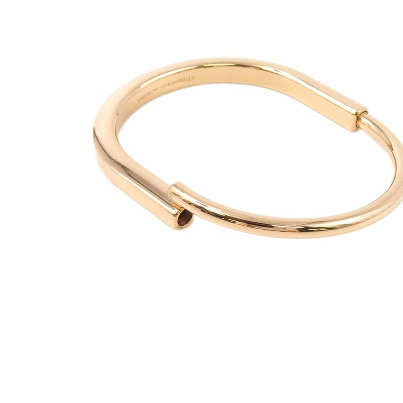 ティファニー ブレスレット ティファニー ロック バングル ラージ K18PGピンクゴールド 70185520 Tiffany&Co. ジュエリー