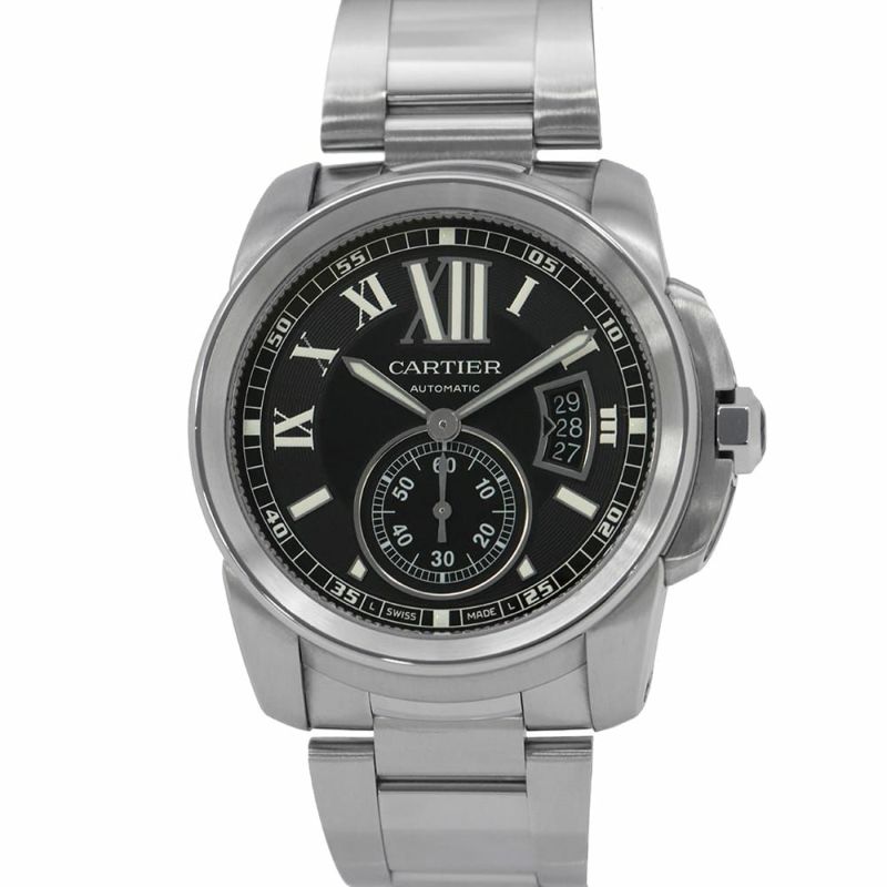 カルティエ カリブル ドゥ カルティエ デイト W7100016 Cartier 腕時計 ウォッチ 黒文字盤