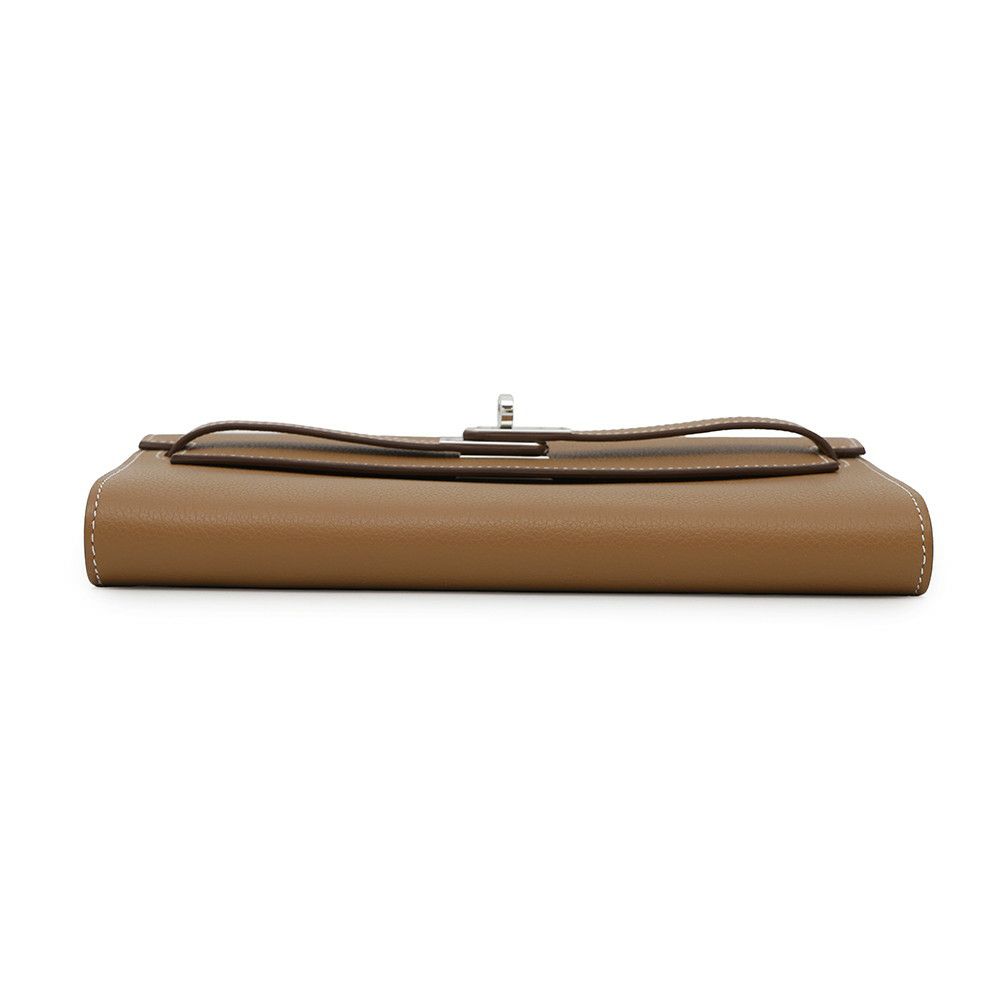 エルメス ケリーウォレット ロング トゥーゴー ゴールド/シルバー金具 エバーカラー K刻印 HERMES 財布