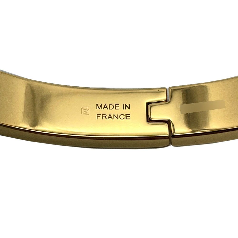 エルメス ブレスレット ミニクリック ケリー PM エナメル ブラック/ゴールド金具 HERMES 黒