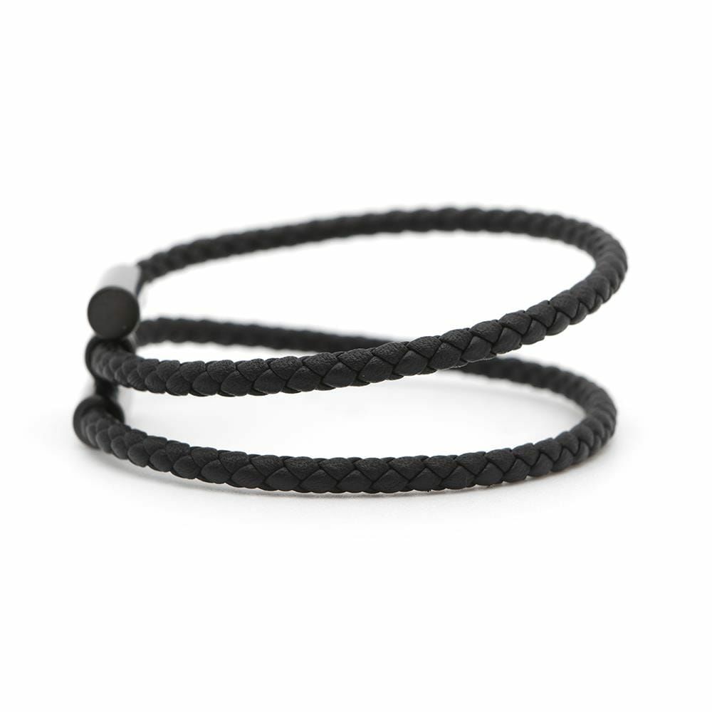 エルメス ブレスレット トゥルニ トレッセ ブラック/ブラック金具 スイフト HERMES アクセサリー 黒