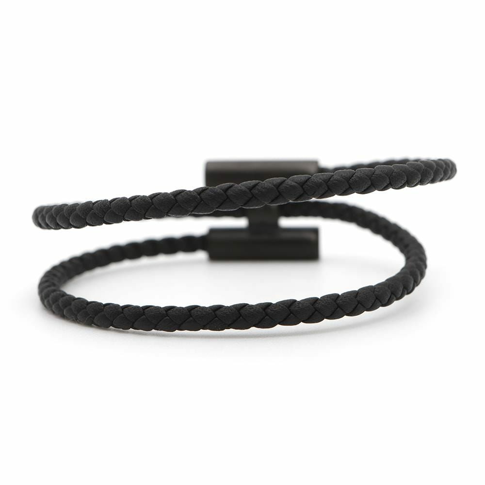 エルメス ブレスレット トゥルニ トレッセ ブラック/ブラック金具 スイフト HERMES アクセサリー 黒