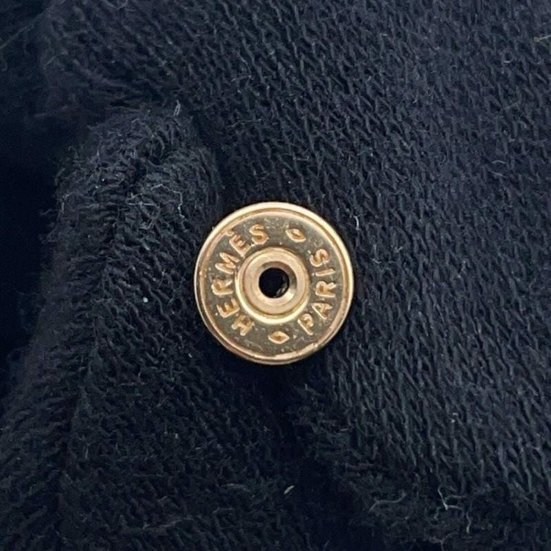 エルメス ピアス ミニ・ポップアッシュ マロングラッセ/ピンクゴールド金具 Hモチーフ HERMES Pop H ポップH