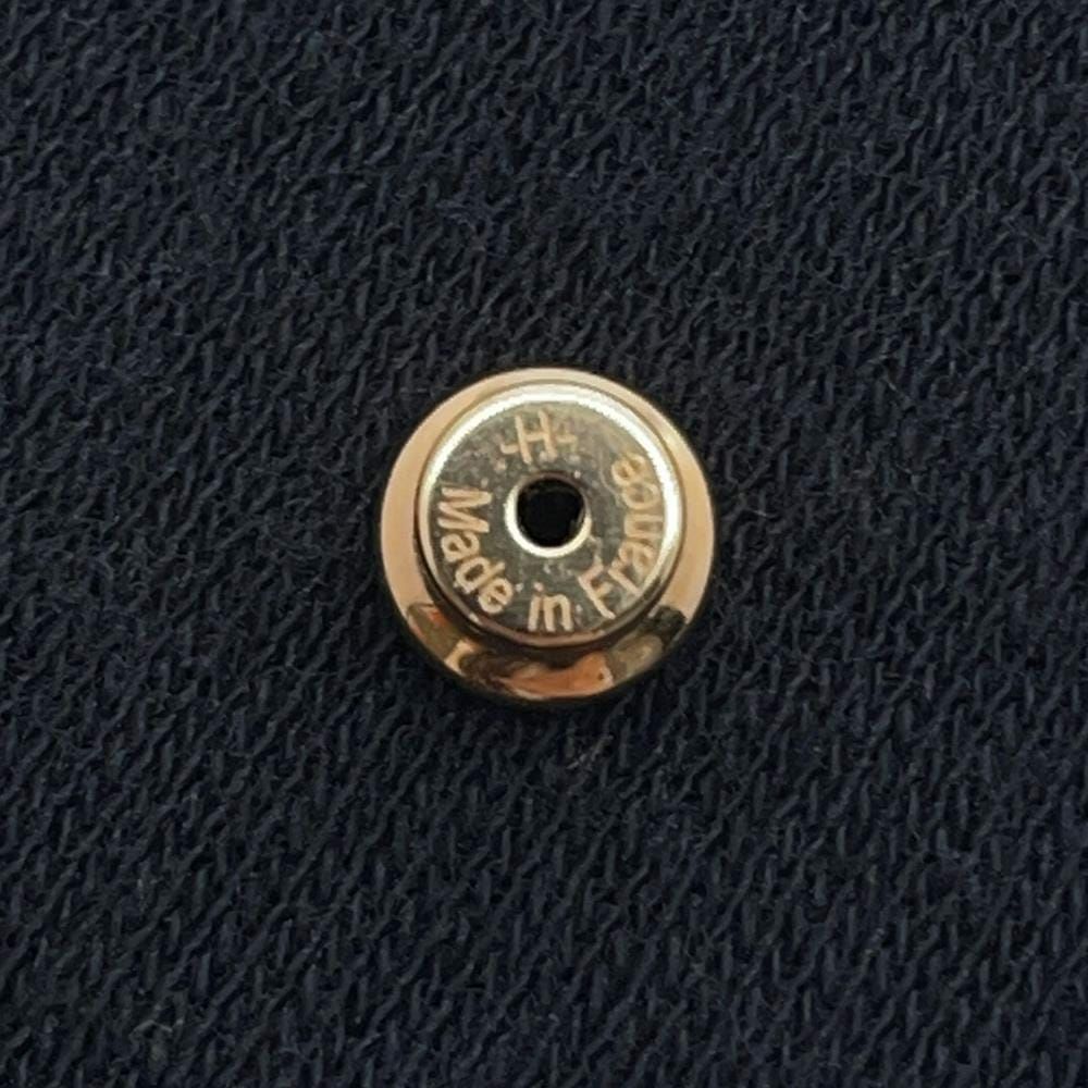 エルメス ピアス ミニ・ポップアッシュ マロングラッセ/ピンクゴールド金具 Hモチーフ HERMES Pop H ポップH